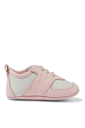 Kids Bi-Color Lace Up Sneakers